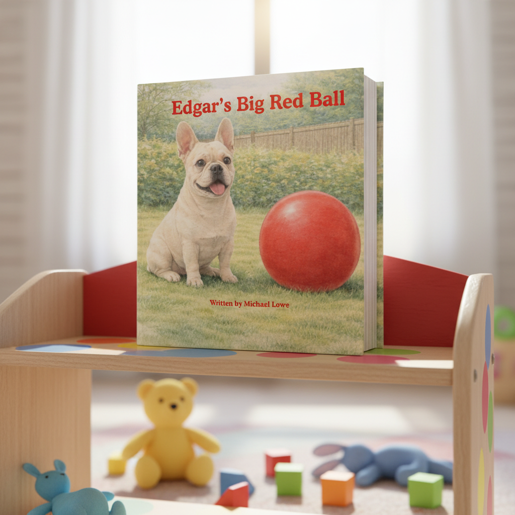Edgar's Big Red Ball Children's Book 