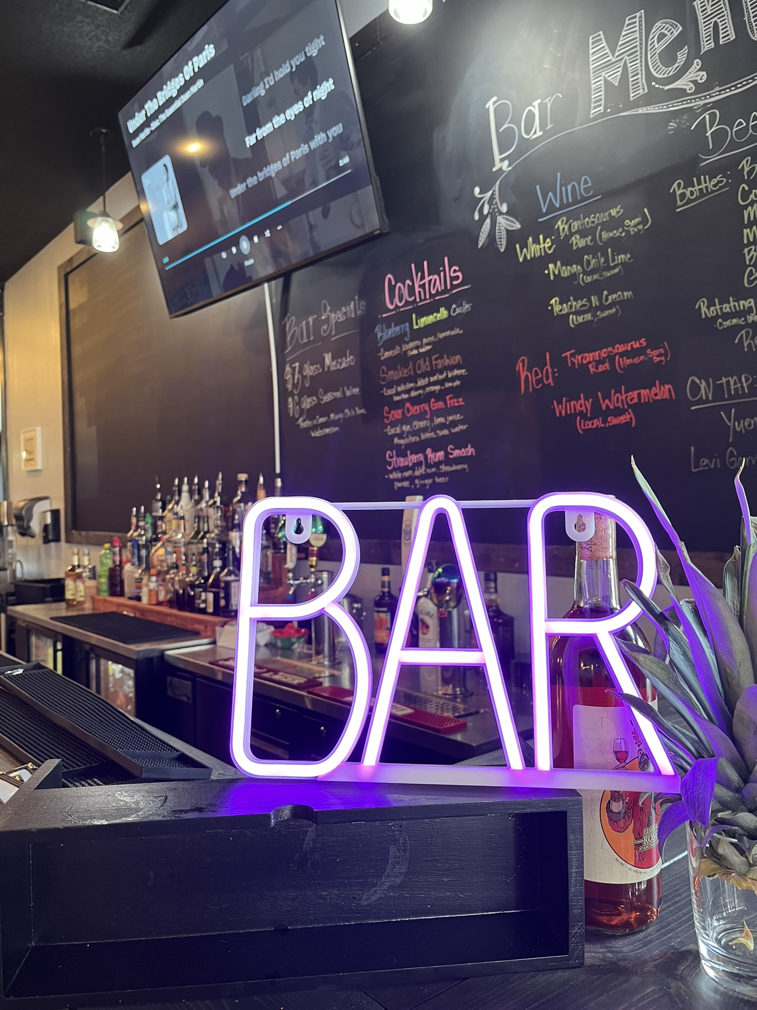 the Bar at Pasta Villa Restaurant