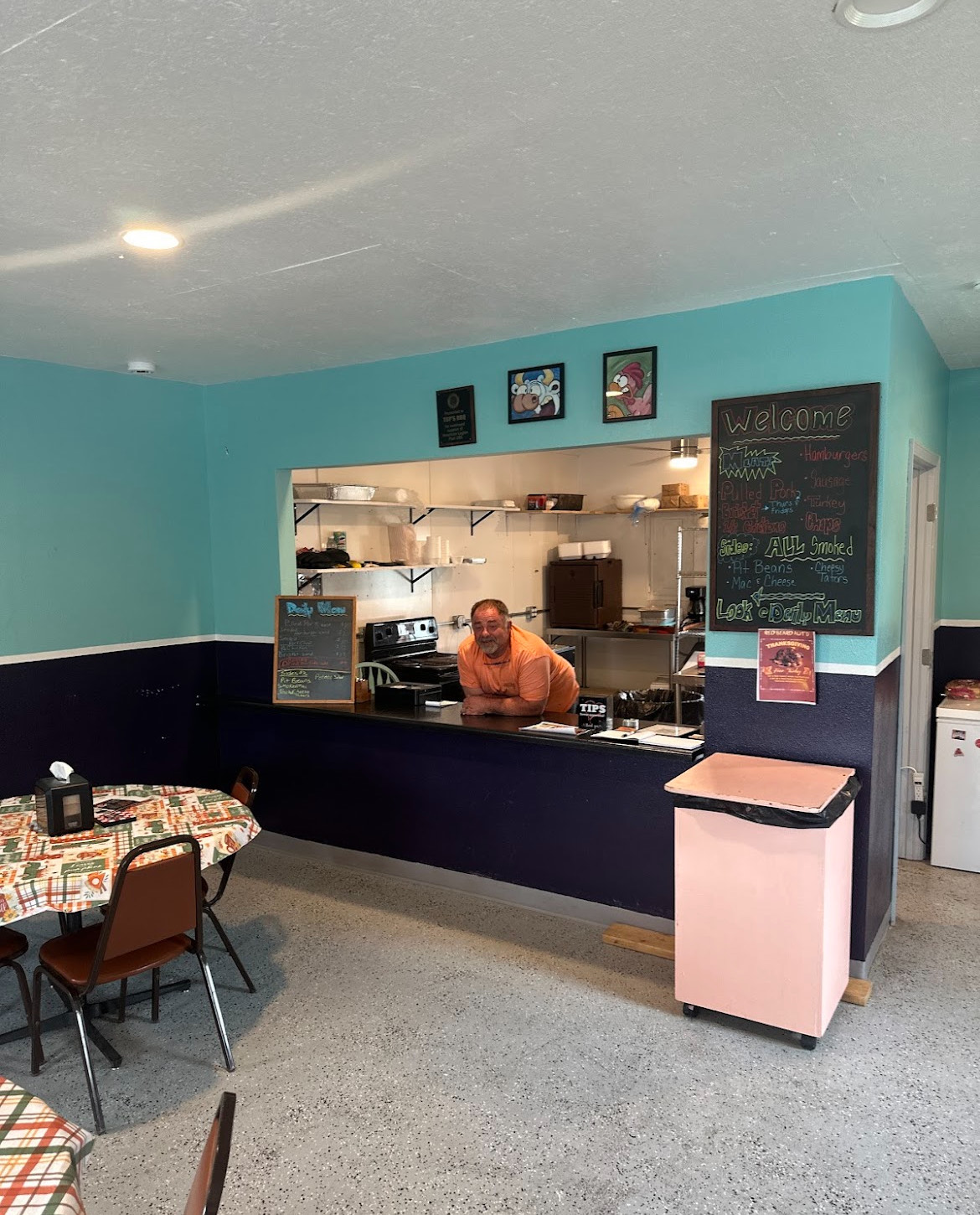 Jeff at TOPS BBQ in Hamilton Missouri Jeff at TOPS BBQ in Hamilton Missouri