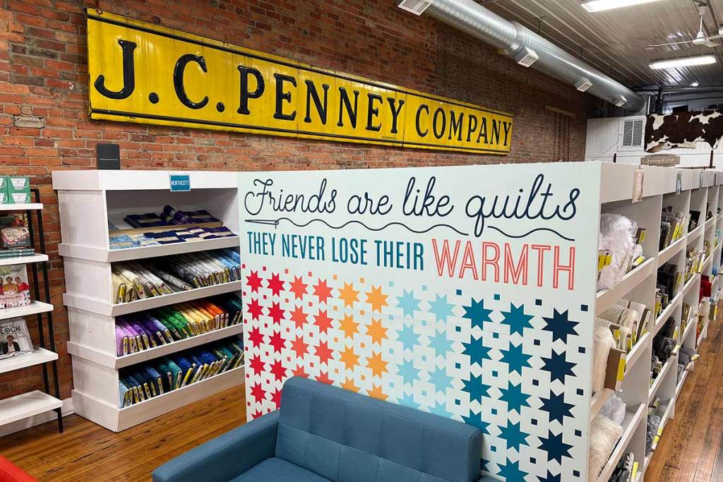 Penney's Quilt shop in Hamilton Missouri Penney's Quilt shop in Hamilton Missouri