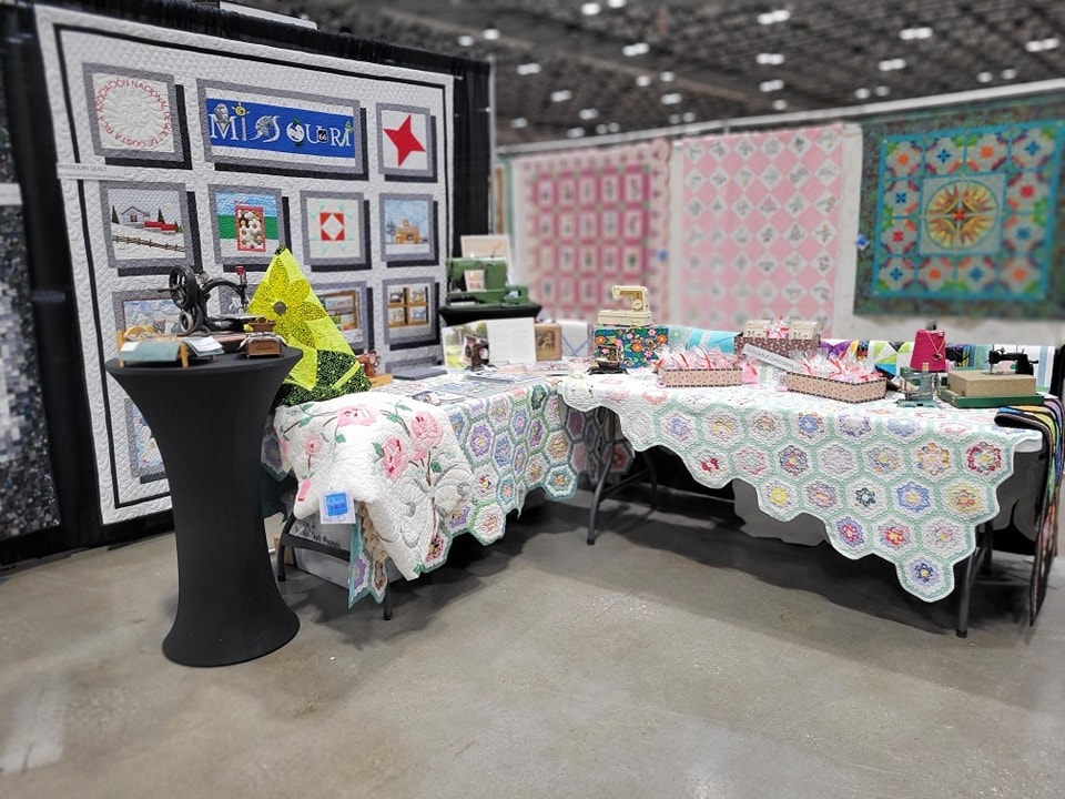 quilts on display at the Missouri Quilt Museum