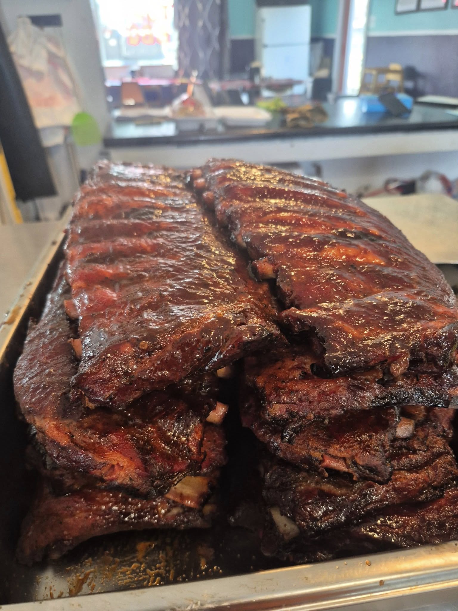 TOPS BBQ famous smoked ribs TOPS BBQ famous smoked ribs